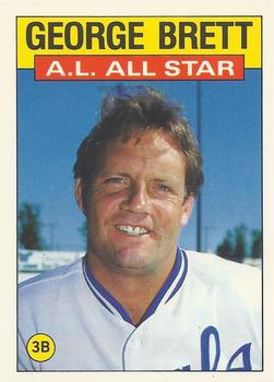 1986 Topps #714 George Brett Front