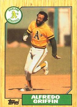 1987 Topps - Collector's Edition (Tiffany) #111 Alfredo Griffin Front