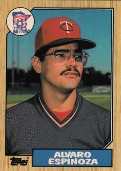 1987 Topps - Collector's Edition (Tiffany) #529 Alvaro Espinoza Front