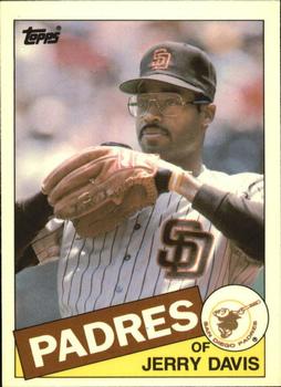 1985 Topps Traded - Limited Edition (Tiffany) #28T Jerry Davis Front