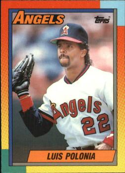 1990 Topps Traded - Limited Edition (Tiffany) #97T Luis Polonia Front