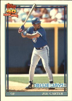 1991 Topps Traded - Limited Edition (Tiffany) #20T Joe Carter Front