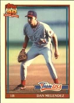 1991 Topps Traded - Limited Edition (Tiffany) #80T Dan Melendez Front