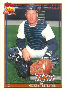 1991 Topps Traded - Limited Edition (Tiffany) #119T Mickey Tettleton Front