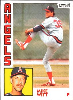 1984 Topps Nestle #499 Mike Witt Front