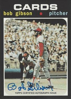 2020 Topps Heritage - Real One Autographs (High Number) #ROA-BG Bob Gibson Front