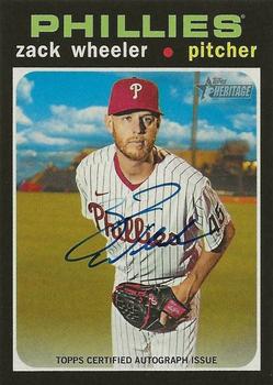 2020 Topps Heritage - Real One Autographs (High Number) #ROA-ZW Zack Wheeler Front