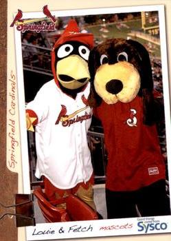 2011 Grandstand Springfield Cardinals SGA #NNO Louie / Fetch Front