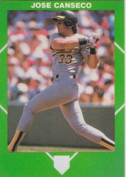 1990 Jose Canseco (unlicensed) #NNO Jose Canseco Front