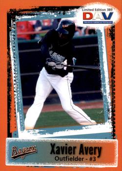 2011 DAV Minor / Independent / Summer Leagues #389 Xavier Avery Front