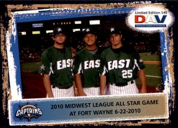 2011 DAV Minor / Independent / Summer Leagues #540 2010 Midwest League All Star Game Front