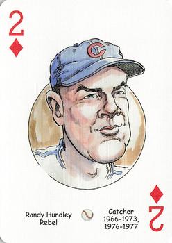 2005 Hero Decks Chicago Cubs Baseball Heroes Playing Cards #2♦ Randy Hundley Front