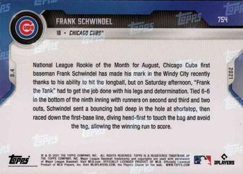 2021 Topps Now #754 Frank Schwindel Back