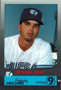 1992 Merchants Bank/WIXT9 Syracuse Chiefs #NNO Anthony Ward Front