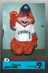 1992 Merchants Bank/WIXT9 Syracuse Chiefs #NNO Scooch Front