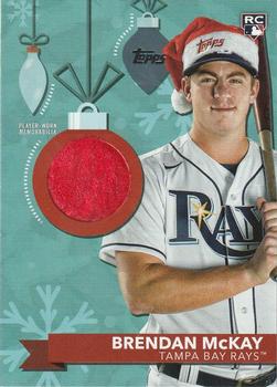 2020 Topps Holiday - Holiday Relics #WHHR-BM Brendan McKay Front