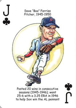 2009 Hero Decks Boston Red Sox Baseball Heroes Playing Cards #J♣ Dave 