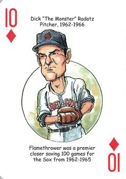 2009 Hero Decks Boston Red Sox Baseball Heroes Playing Cards #10♦ Dick 
