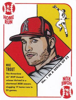 2021 Topps 1951 Topps by Blake Jamieson #1 Mike Trout Front