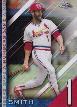 2020 Topps Chrome Update - A Numbers Game #NGC-21 Ozzie Smith Front