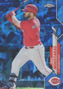 2020 Topps Chrome Update Sapphire Edition #U-6 Mike Moustakas Front