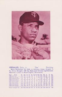 1965 Trade Bloc Minnesota Twins #NNO Zoilo Versalles Front