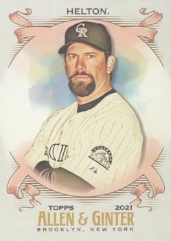 2021 Topps Allen & Ginter #330 Todd Helton Front