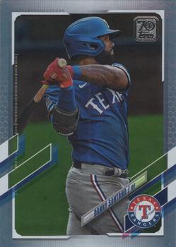 2021 Topps - Rainbow Foil #35 Danny Santana Front