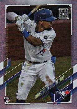 2021 Topps - Rainbow Foil #243 Santiago Espinal Front