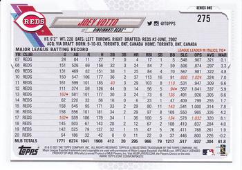 2021 Topps - Rainbow Foil #275 Joey Votto Back