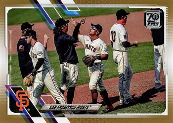 2021 Topps - Gold #603 San Francisco Giants Front