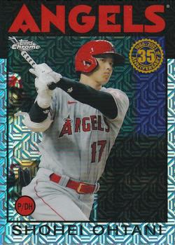 2021 Topps - 1986 Topps Baseball 35th Anniversary Chrome Silver Pack (Series One) #86BC-22 Shohei Ohtani Front