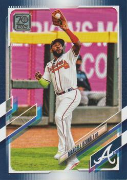 2021 Topps - Royal Blue #472 Marcell Ozuna Front