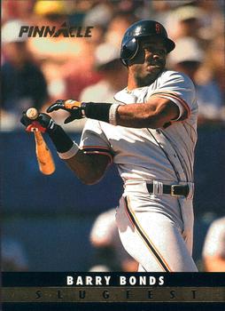 1993 Pinnacle - Slugfest #6 Barry Bonds  Front