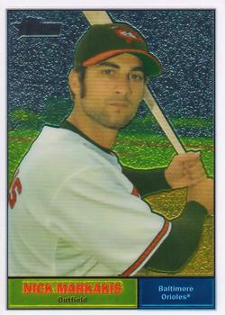 2010 Topps Heritage - Chrome #C19 Nick Markakis  Front