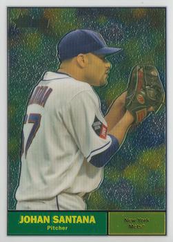 2010 Topps Heritage - Chrome #C63 Johan Santana Front