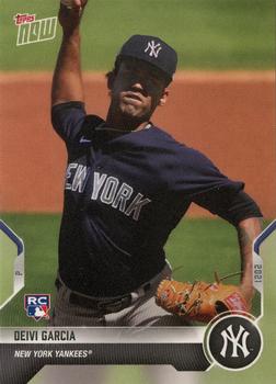 2021 Topps Now Road to Opening Day New York Yankees #OD-42 Deivi Garcia Front