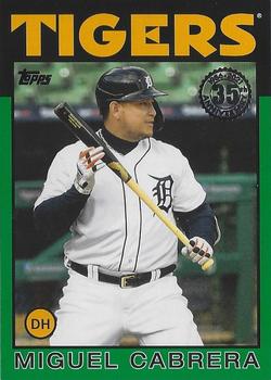 2021 Topps - 1986 Topps Baseball 35th Anniversary Green (Series One) #86B-26 Miguel Cabrera Front