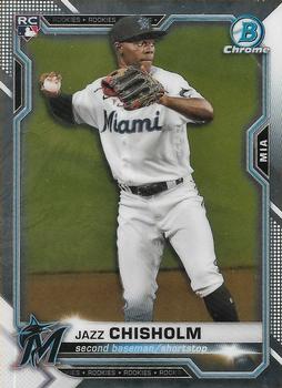 2021 Bowman Chrome #57 Jazz Chisholm Front