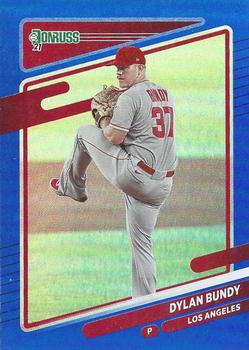 2021 Donruss - Holo Blue #205 Dylan Bundy Front