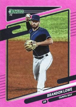 2021 Donruss - Holo Pink #155 Brandon Lowe Front