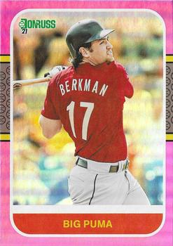 2021 Donruss - Holo Pink #223b Lance Berkman Front