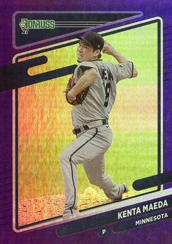 2021 Donruss - Holo Purple #176 Kenta Maeda Front