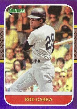 2021 Donruss - Holo Purple #250 Rod Carew Front