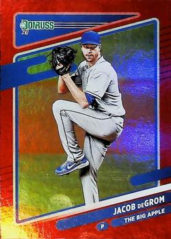 2021 Donruss - Holo Red #150 Jacob deGrom Front