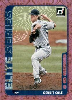 2021 Donruss - Elite Series Pink Fireworks #ES11 Gerrit Cole Front