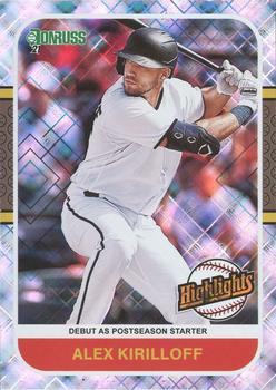 2021 Donruss - Highlights Diamond #HI6 Alex Kirilloff Front