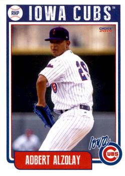 2019 Choice Iowa Cubs #02 Adbert Alzolay Front