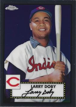2021 Topps Chrome Platinum Anniversary #634 Larry Doby Front