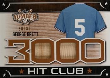 2021 Leaf Lumber - The 3000 Hit Club Bronze #3HC-08 George Brett Front